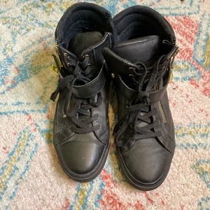 Black High-Top Sneakers by Aldo